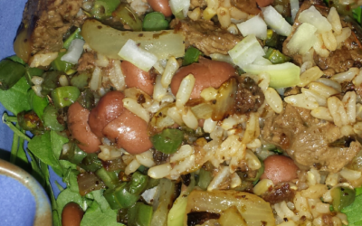 Steak Stir Fry with Hot Canary Island Garlic Herb Olive Oil